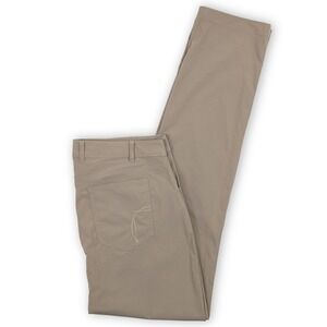Anatomie Alessio Five Pocket Stretch Jean Style Pants Mens 34x33 Tan Performance